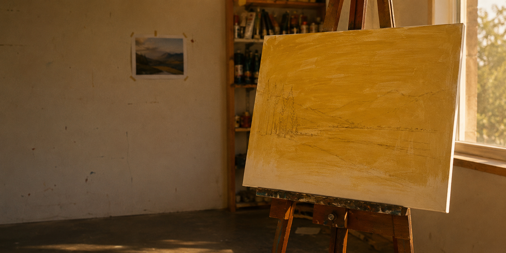 peindre sur toile