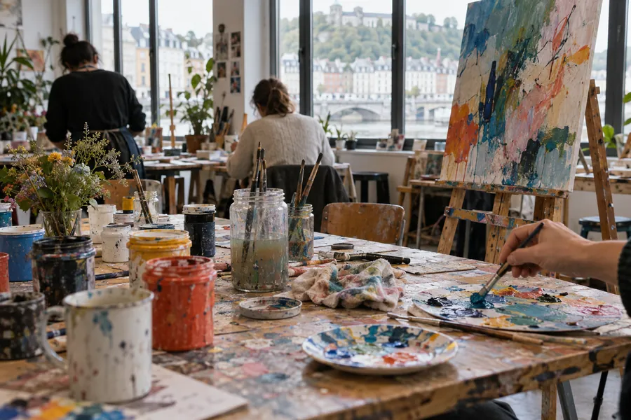 Atelier peinture samedi Liège