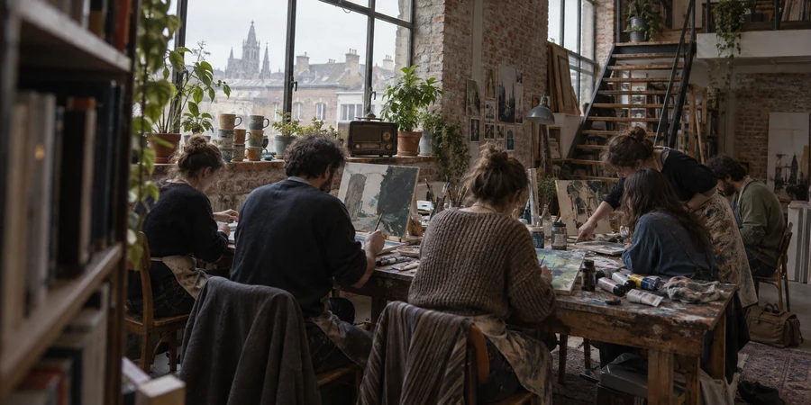 atelier peinture Bruxelles