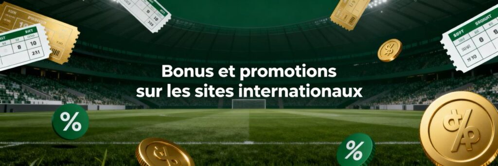Bonus de paris sportifs internationaux