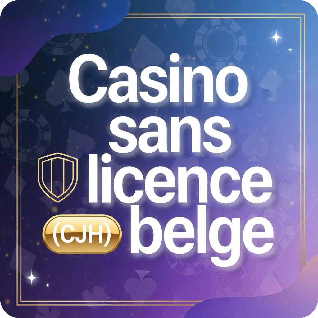 Casino sans licence belge (CJH)