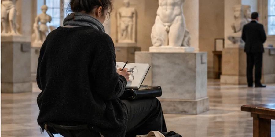 dessiner au musée