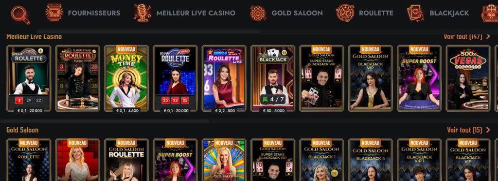 gransino Catalogue de jeux