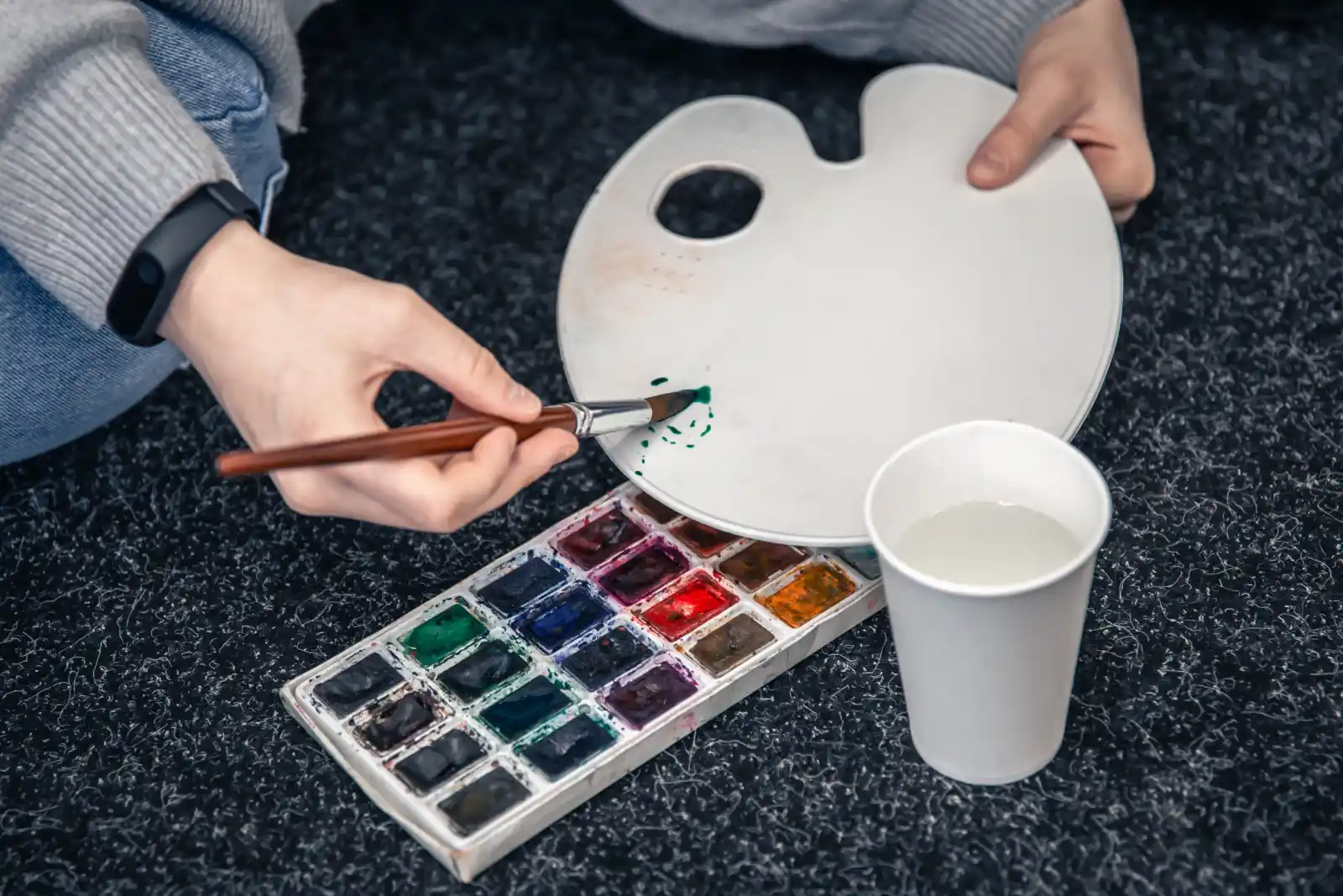 Utiliser l’acrylique comme de l’aquarelle