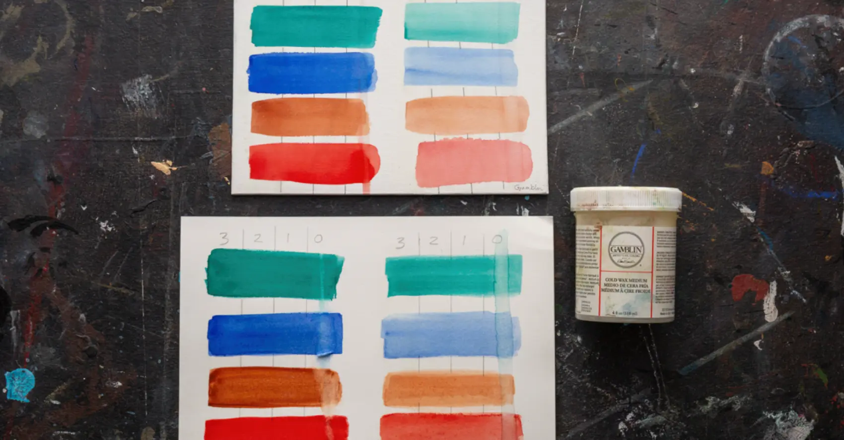 Vernis à tableau à la cire d'abeille Roberson (à frotter)