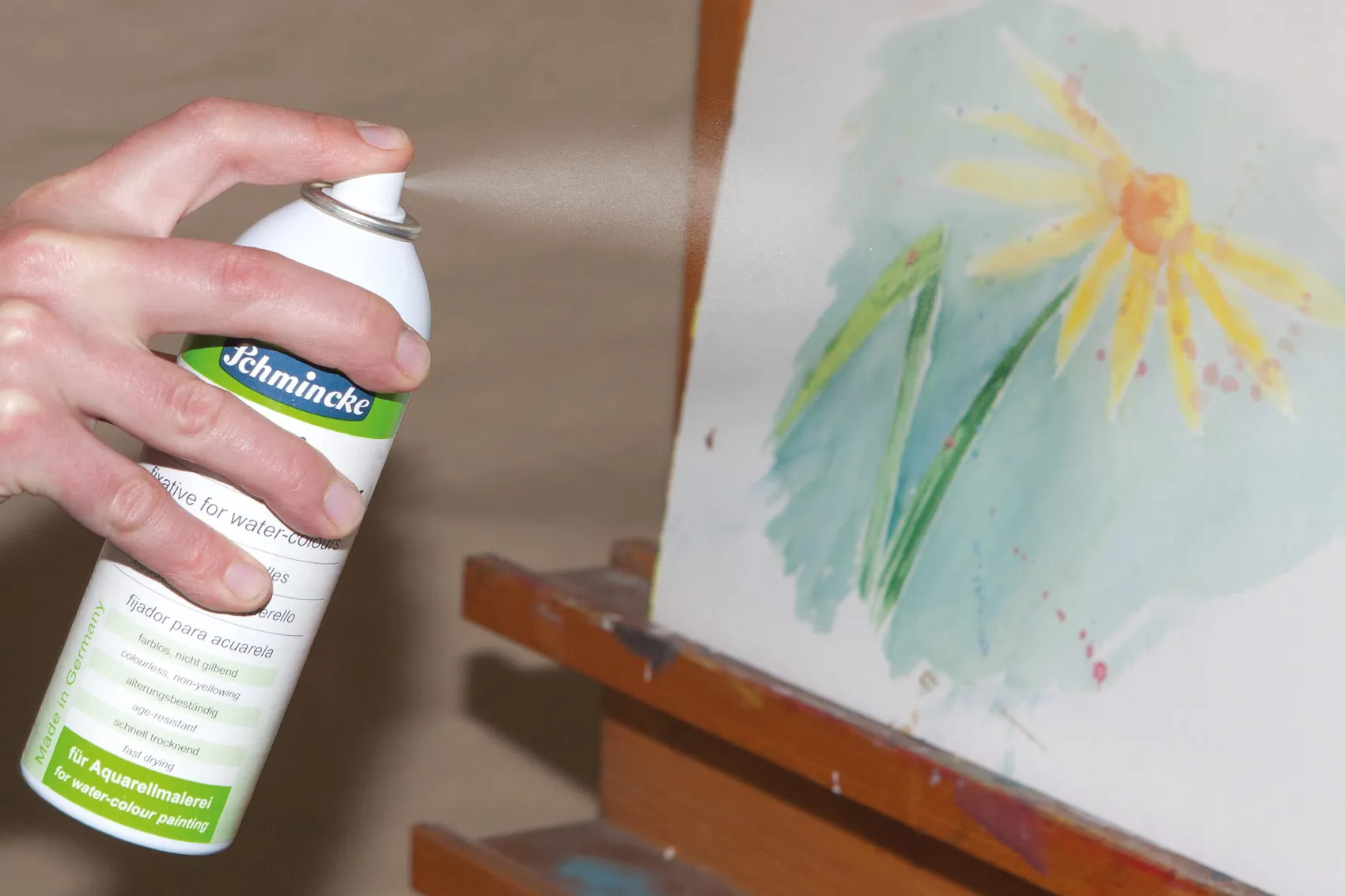 Fixatif aquarelle Schmincke (spray)