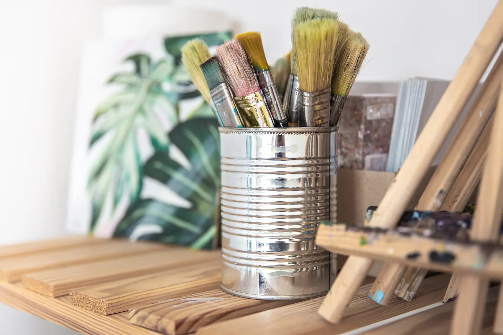 Pots lave-pinceaux pour la peinture à l’huile