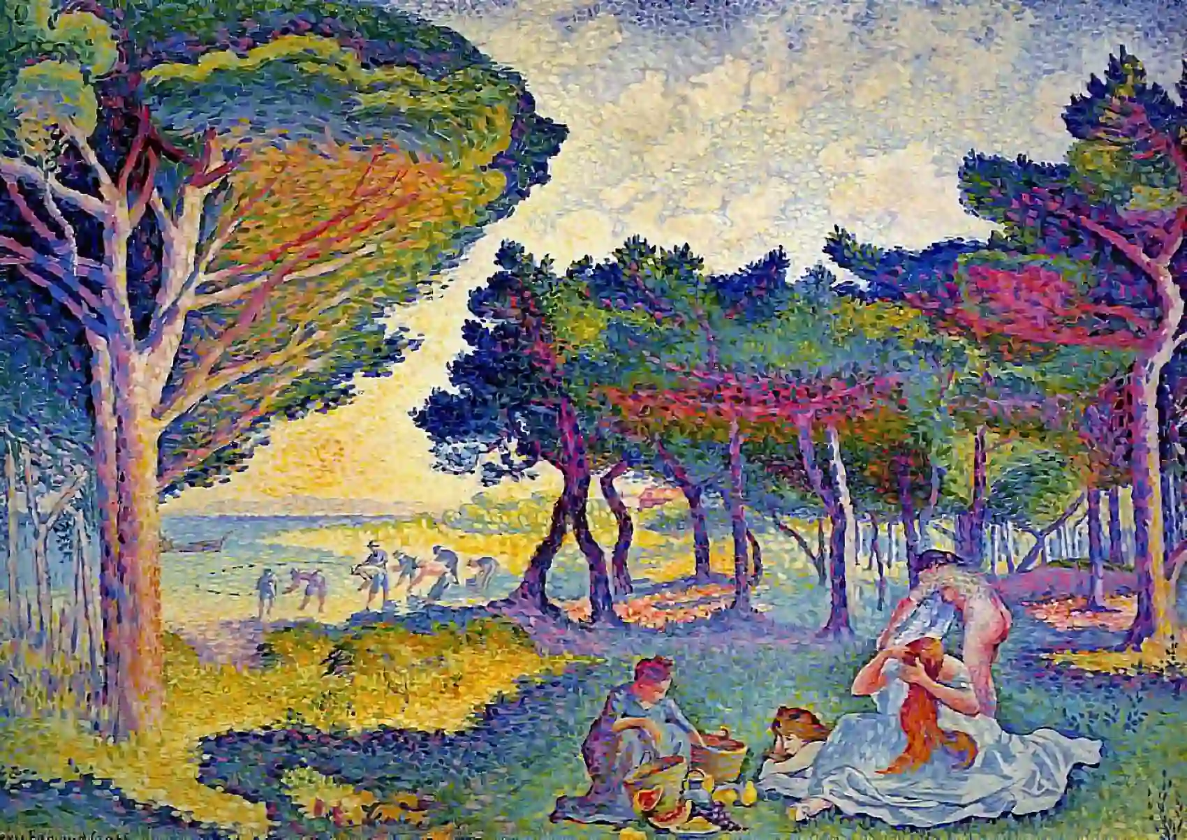 Près de la Méditerranée - Henri Edmond Cross