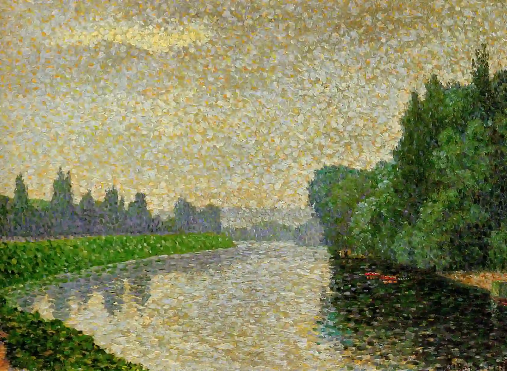 Rivière par Albert Dubois-Pillet