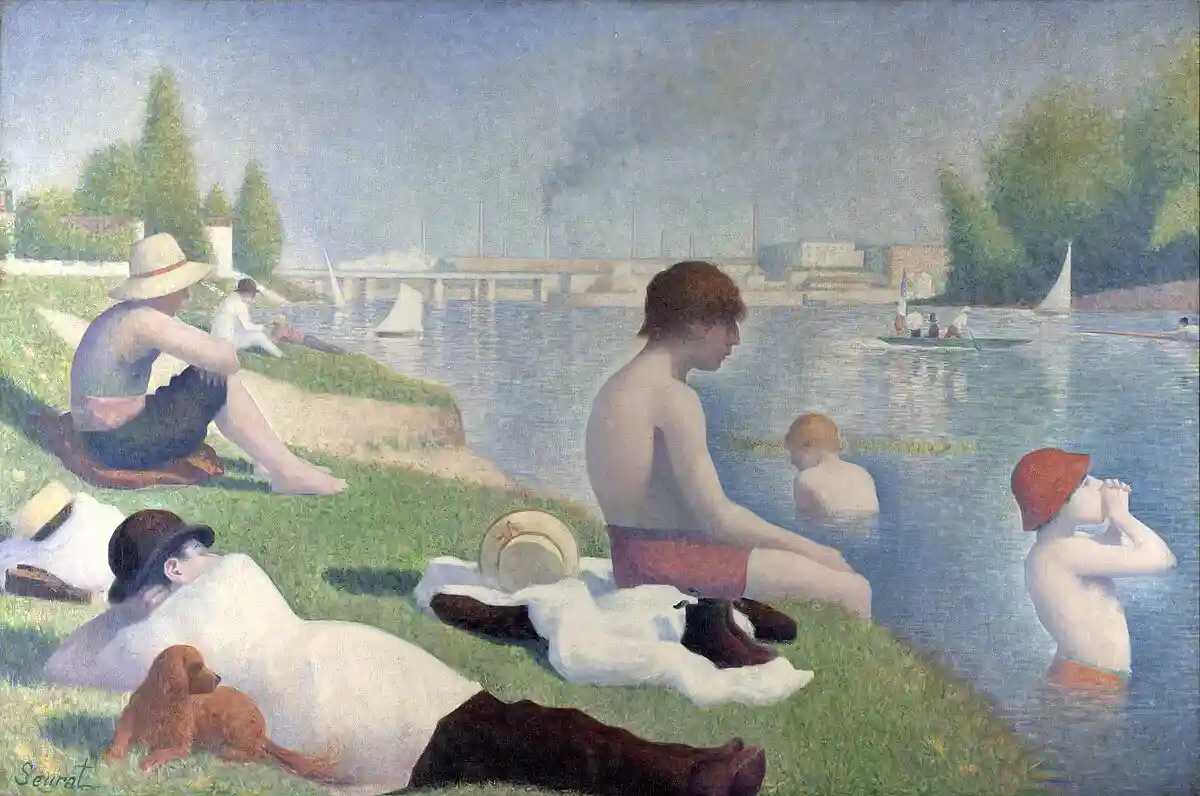 Georges Seurat, Baignade à Asnières 