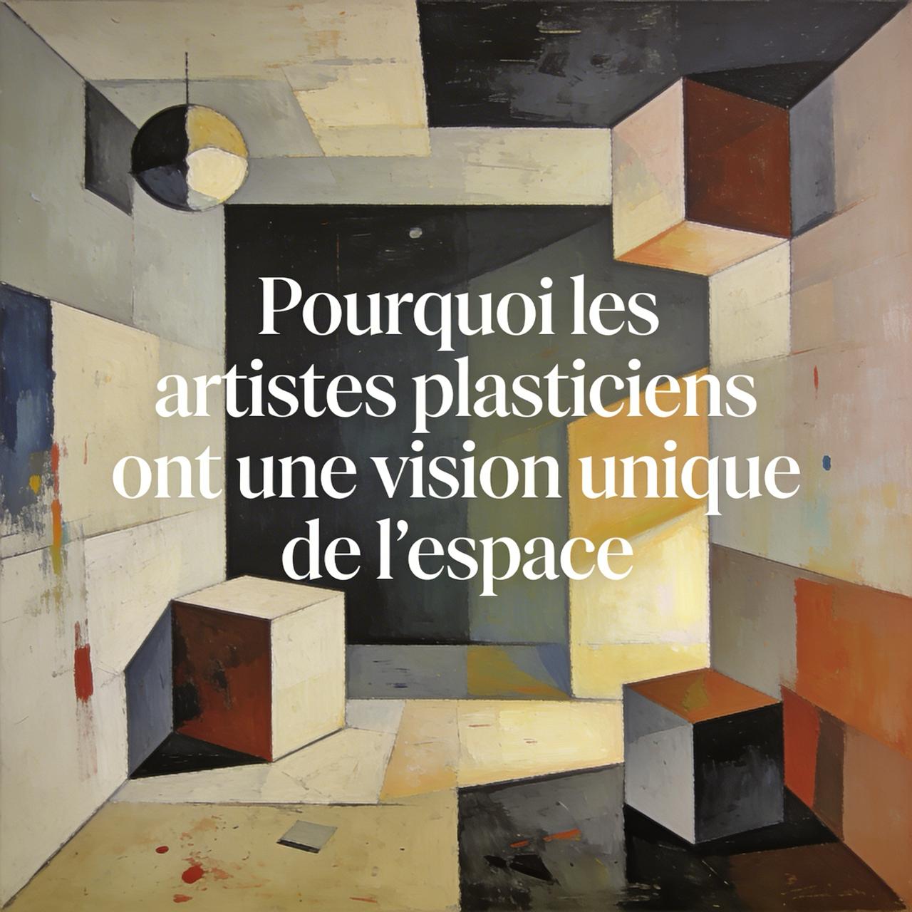Pourquoi les artistes plasticiens ont une vision unique de l'espace