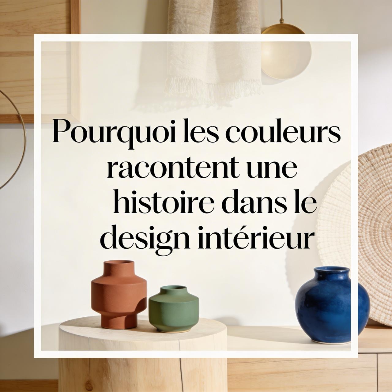 Pourquoi les couleurs racontent une histoire dans le design intérieur