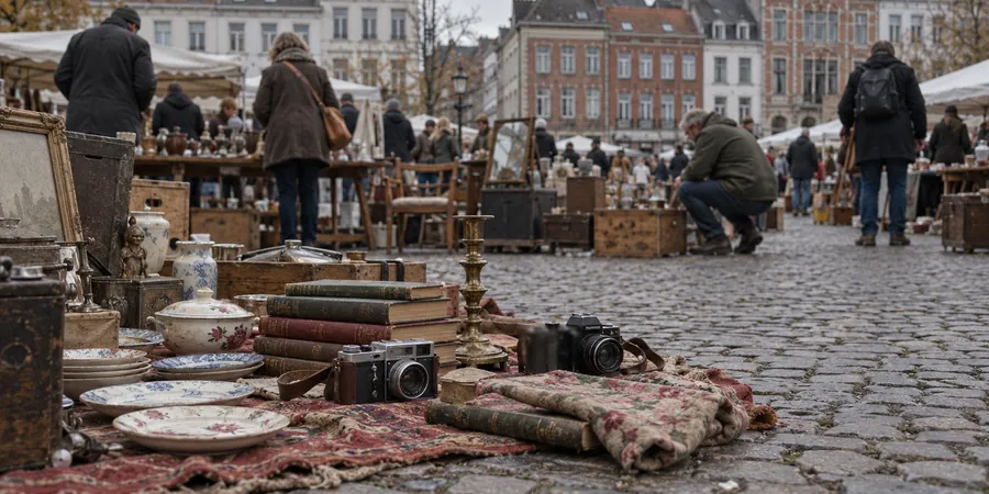 Puces Bruxelles matin
