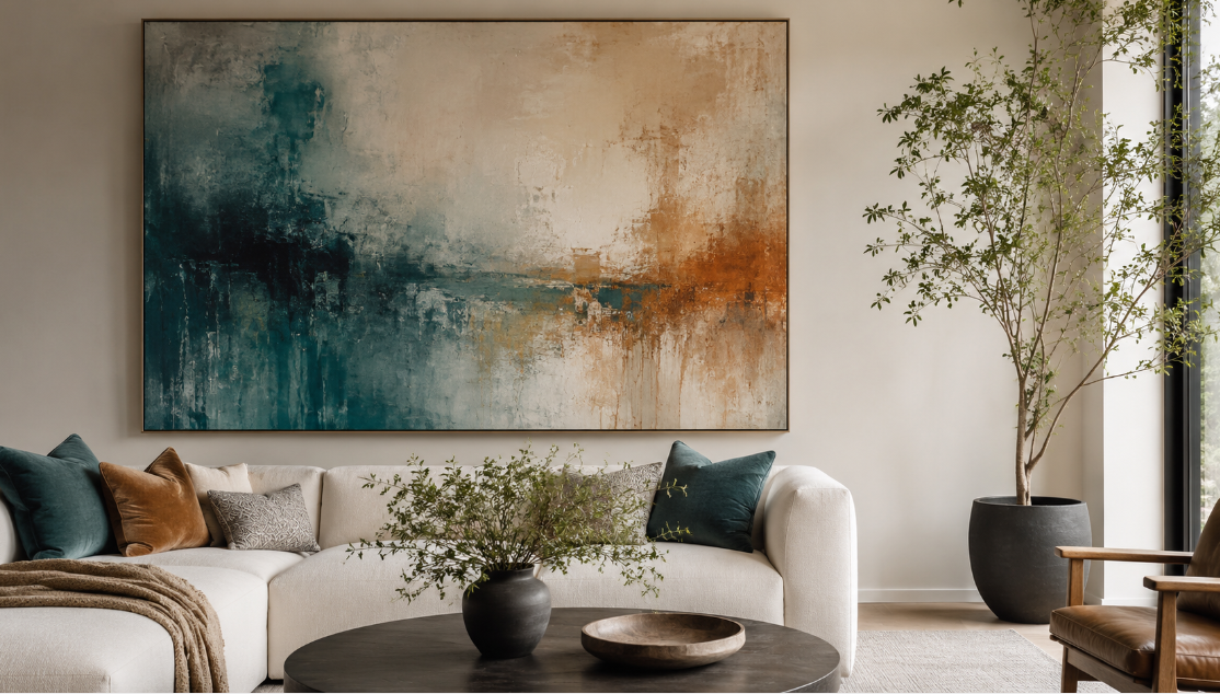 accrochage œuvre d'art